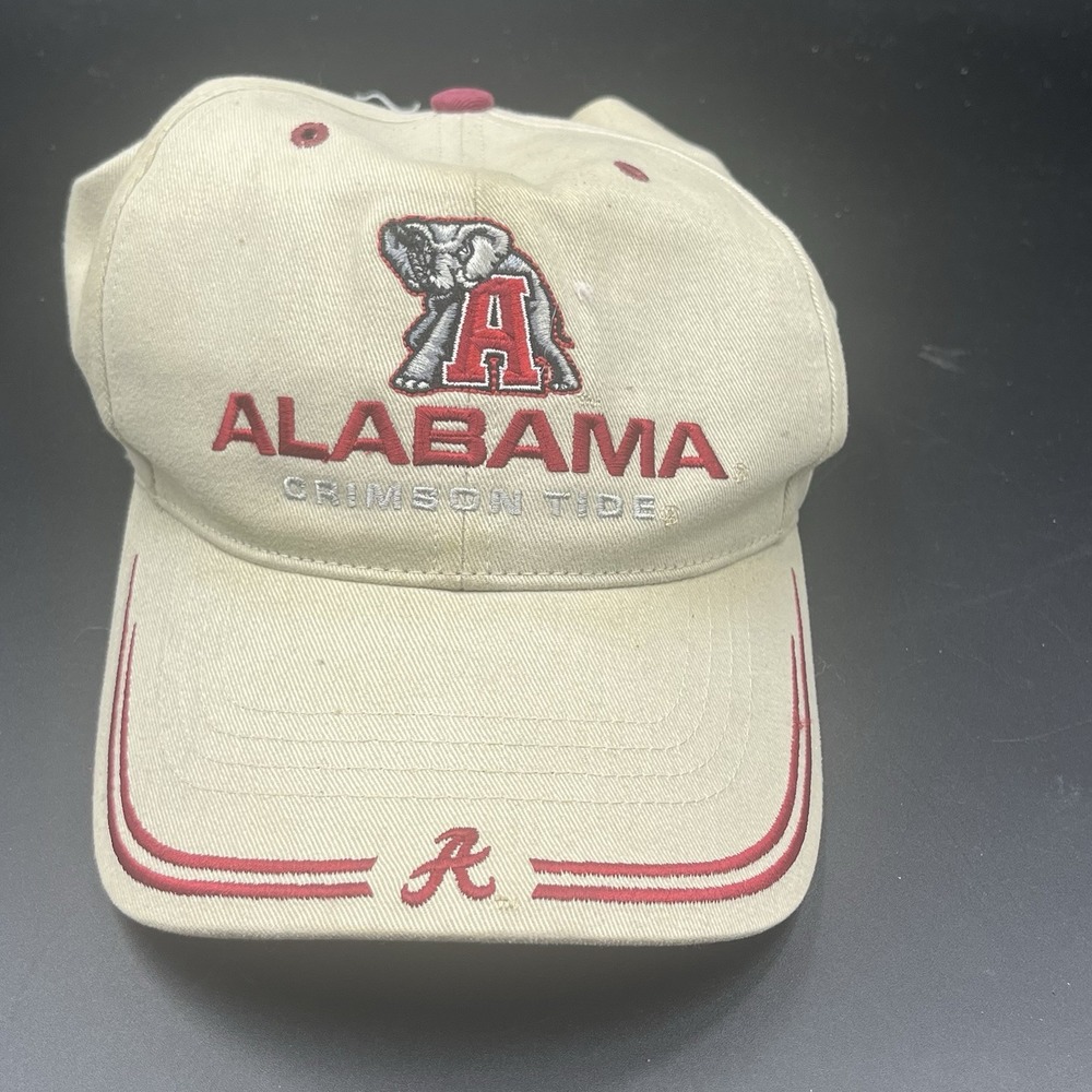 Alabama Crimson Tide Cap Twins Enterprise 100% Cotton Made‎ in Taiwan